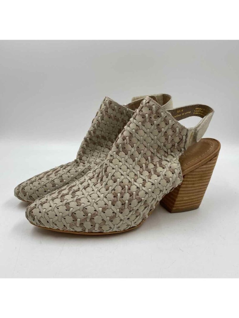 Diba True Women's Shoe Size 8.5 Ivory Woven Boots